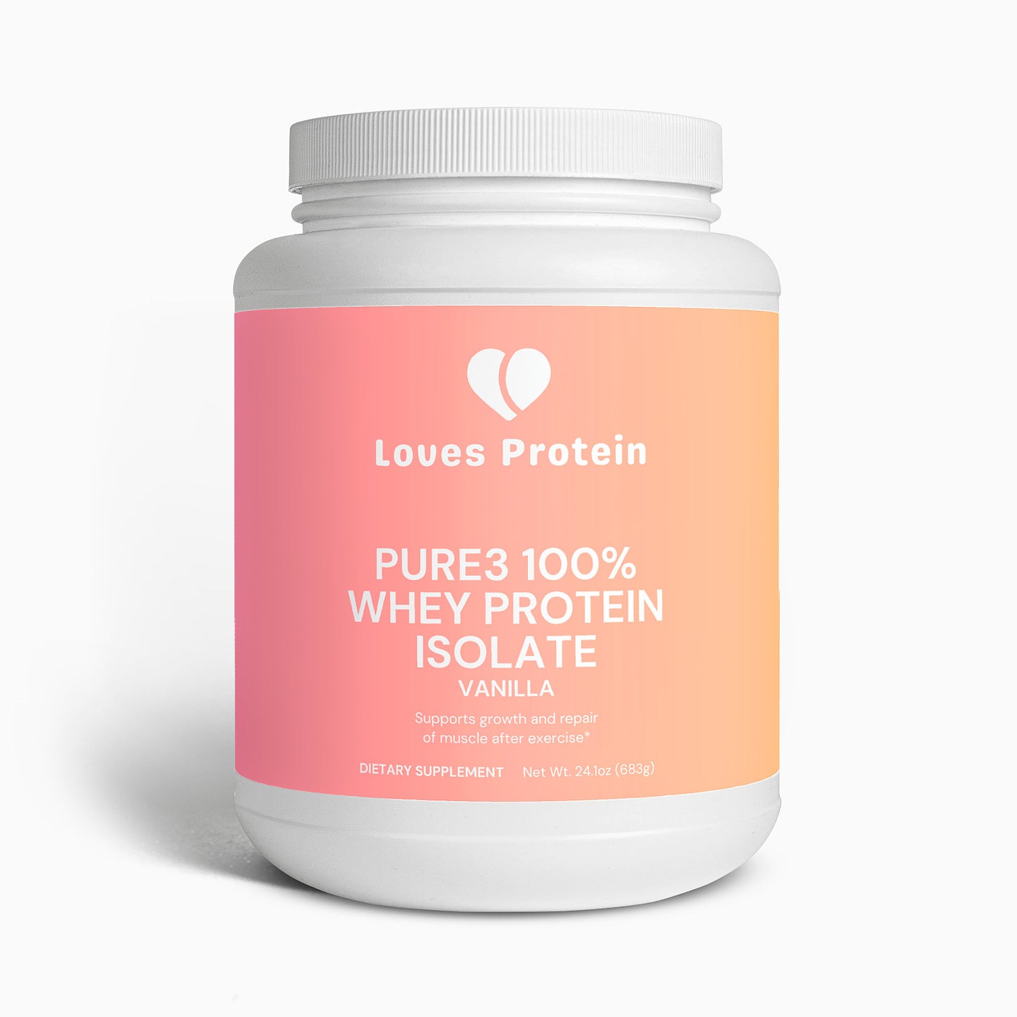 Pure3 100% Whey Protein Isolate (Vanilla)