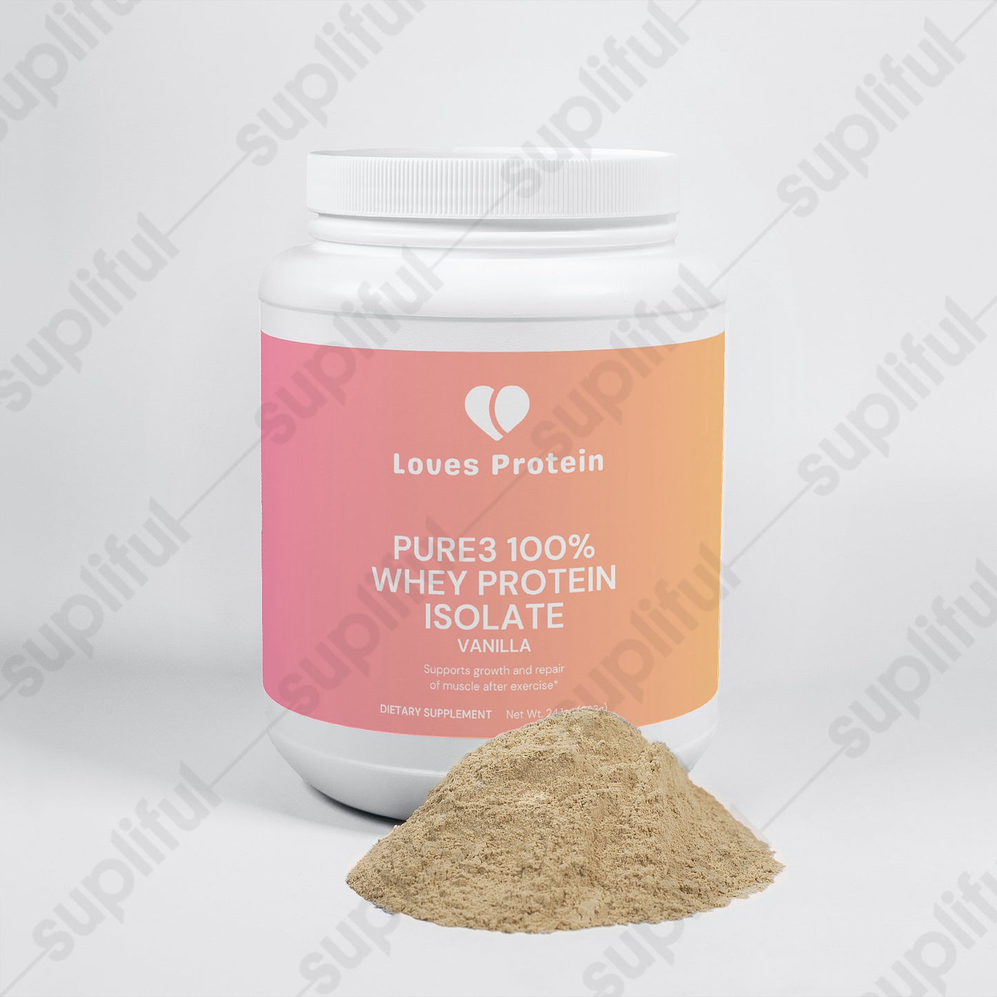 Pure3 100% Whey Protein Isolate (Vanilla)