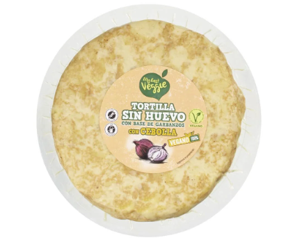 Tortilla sin huevo Productos Veganos Lidl